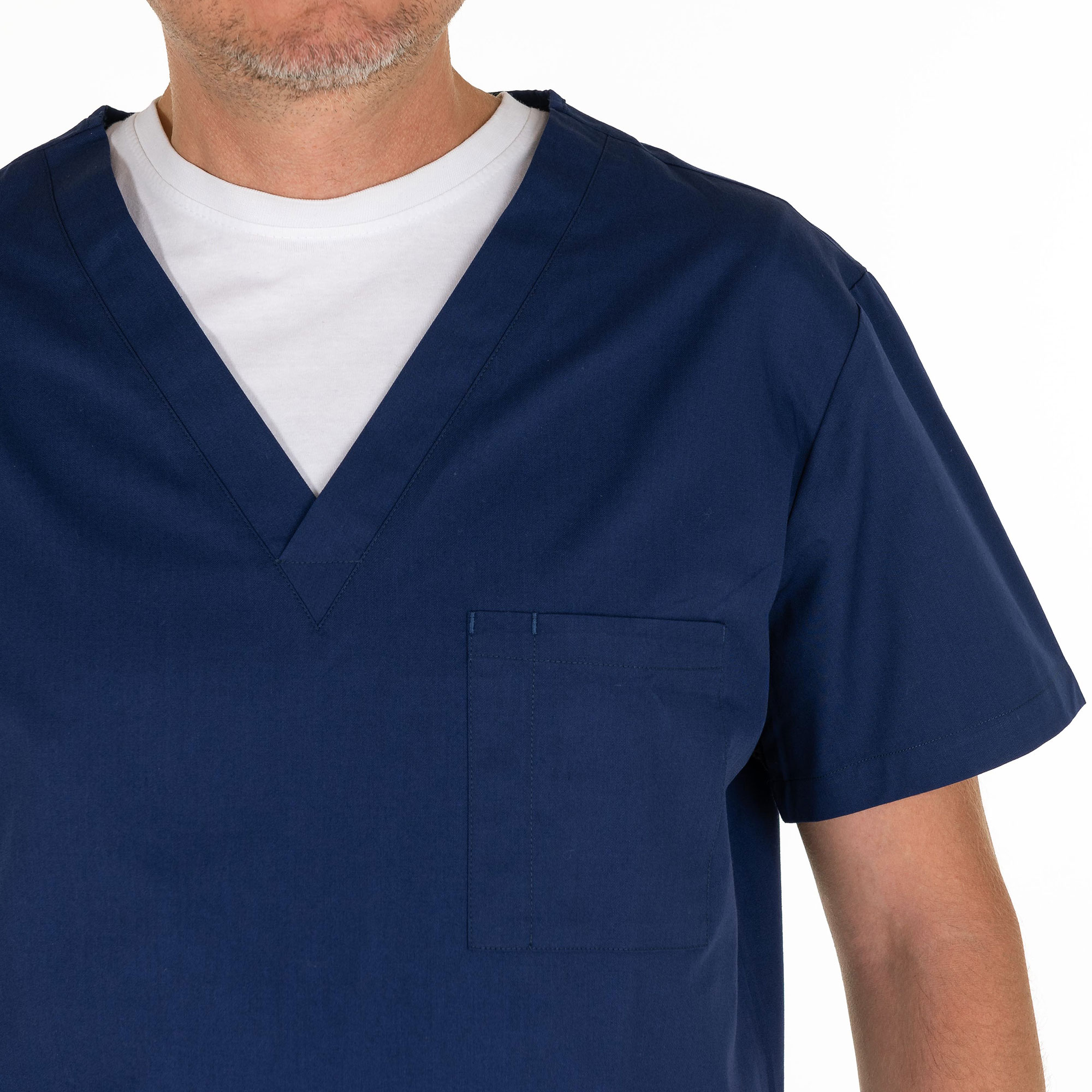 UNIBLANCH Primo Men’s Scrub Top – Premium 3 Pocket Breathable Medical Uniform Shirt with Underarm Mesh Cooling Design - Image 5