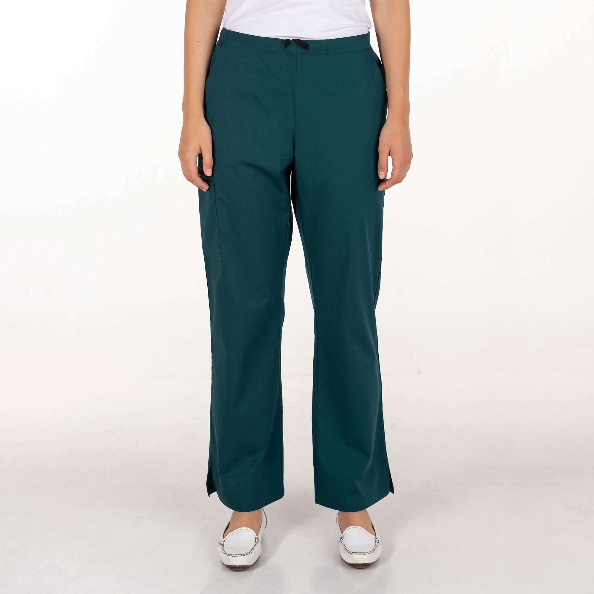 UNIBLANCH Intus Women’s Scrub Pants – Premium Multi Pocket Cargo Medical Pants with Drawstring Waist for Nurses & Healthcare Professionals - Image 2