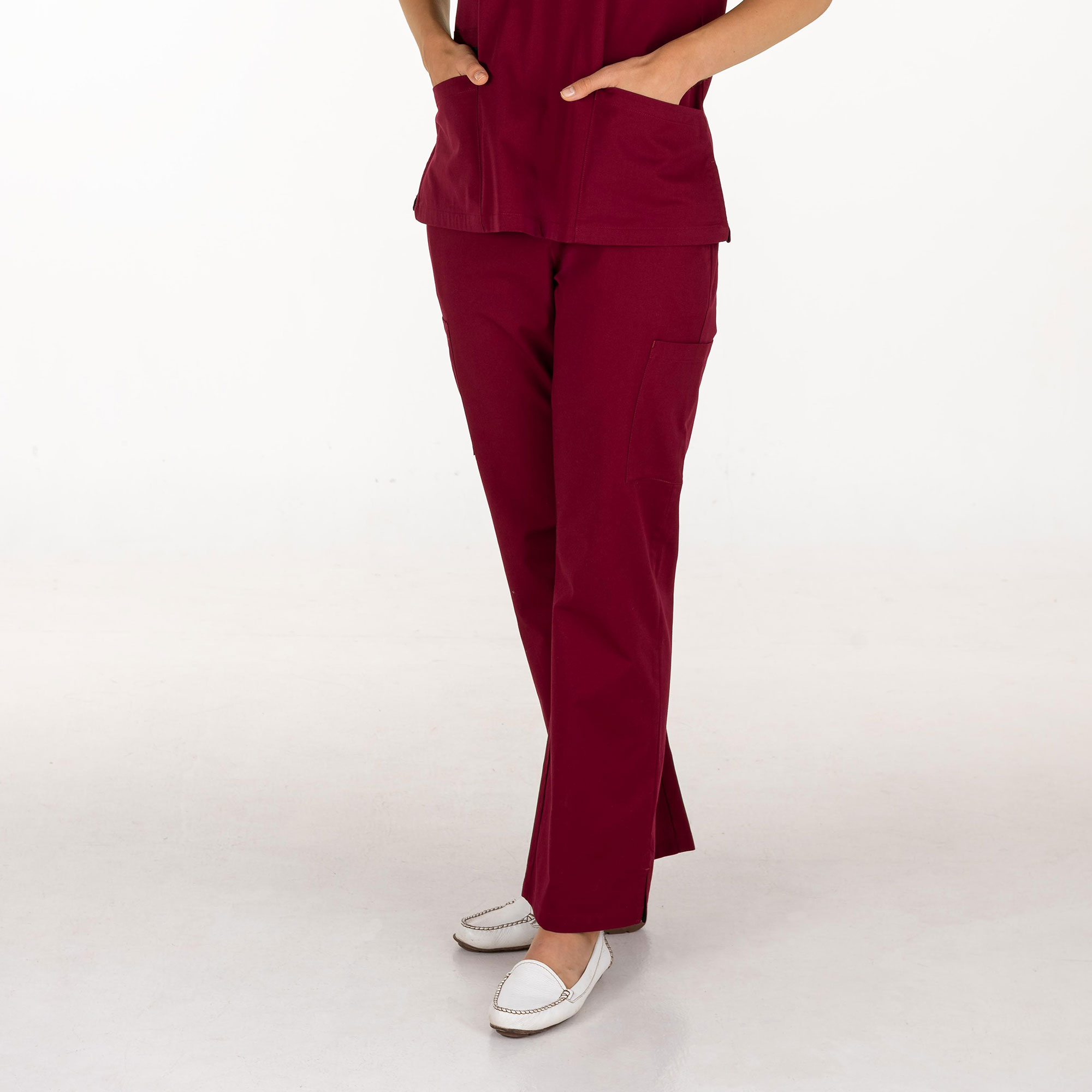 UNIBLANCH Cor women’s cargo scrub pants with 4 pockets for nurses and healthcare professionals